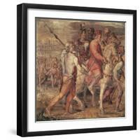 Cosimo I Leaving for Exile-null-Framed Giclee Print