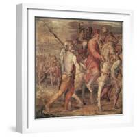 Cosimo I Leaving for Exile-null-Framed Giclee Print