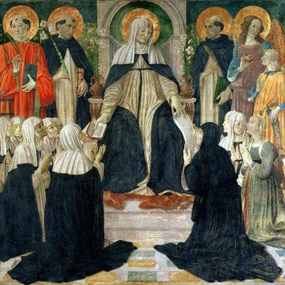 St. Catherine of Siena as the Spiritual Mother of the 2nd and 3rd Orders of St. Dominic