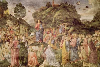 The Sermon on the Mount, from the Sistine Chapel, circa 1481-83