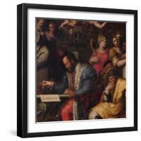 Cosimo Studies the Taking of Siena, 1563-1565-Giorgio Vasari-Framed Giclee Print