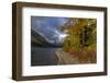 Cosley Lake in autumn, Glacier National Park, Montana, USA-Chuck Haney-Framed Photographic Print