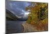 Cosley Lake in autumn, Glacier National Park, Montana, USA-Chuck Haney-Mounted Photographic Print