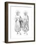 Cosmas and Damian-null-Framed Giclee Print