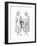 Cosmas and Damian-null-Framed Giclee Print