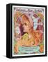 Cosmetics 001-Vintage Lavoie-Framed Stretched Canvas