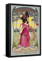 Cosmetics 002-Vintage Lavoie-Framed Stretched Canvas