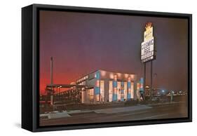 Cosmic Age Lodge, Retro-null-Framed Stretched Canvas