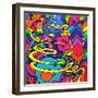 Cosmic Bang-Howie Green-Framed Giclee Print