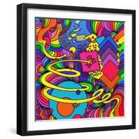 Cosmic Bang-Howie Green-Framed Giclee Print