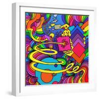 Cosmic Bang-Howie Green-Framed Giclee Print