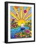 Cosmic Boat Color-Howie Green-Framed Giclee Print