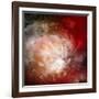 Cosmic Clouds Of Mist On Bright Colorful Backgrounds-Sergey Nivens-Framed Art Print