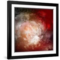 Cosmic Clouds Of Mist On Bright Colorful Backgrounds-Sergey Nivens-Framed Art Print