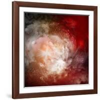 Cosmic Clouds Of Mist On Bright Colorful Backgrounds-Sergey Nivens-Framed Art Print