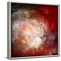 Cosmic Clouds Of Mist On Bright Colorful Backgrounds-Sergey Nivens-Framed Art Print