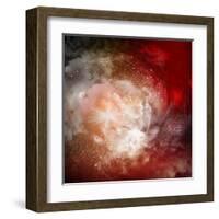 Cosmic Clouds Of Mist On Bright Colorful Backgrounds-Sergey Nivens-Framed Art Print