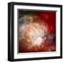 Cosmic Clouds Of Mist On Bright Colorful Backgrounds-Sergey Nivens-Framed Art Print