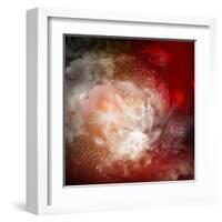 Cosmic Clouds Of Mist On Bright Colorful Backgrounds-Sergey Nivens-Framed Art Print