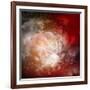 Cosmic Clouds Of Mist On Bright Colorful Backgrounds-Sergey Nivens-Framed Art Print