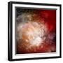 Cosmic Clouds Of Mist On Bright Colorful Backgrounds-Sergey Nivens-Framed Art Print