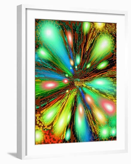 Cosmic Colour Splash-Ruth Palmer 2-Framed Art Print