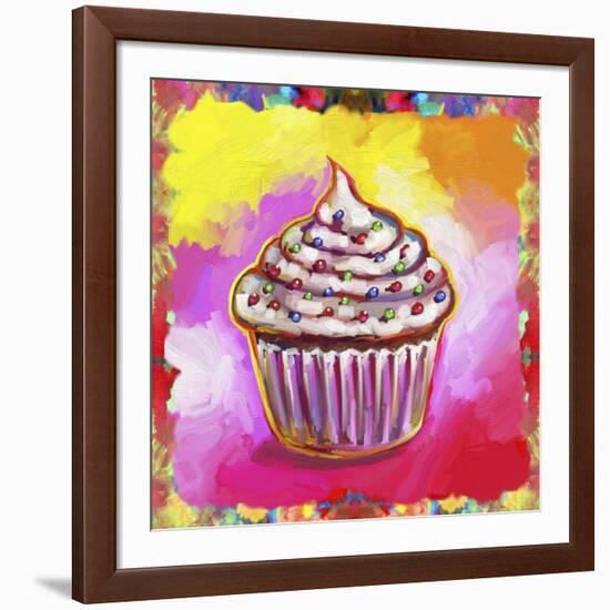 Cosmic Cupcake-Howie Green-Framed Giclee Print