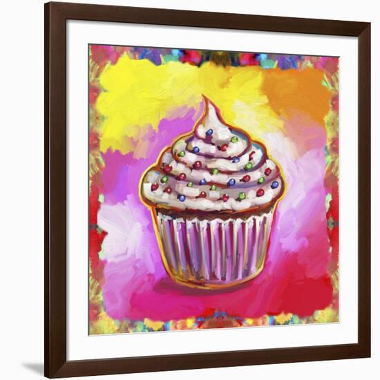 Cosmic Cupcake-Howie Green-Framed Giclee Print