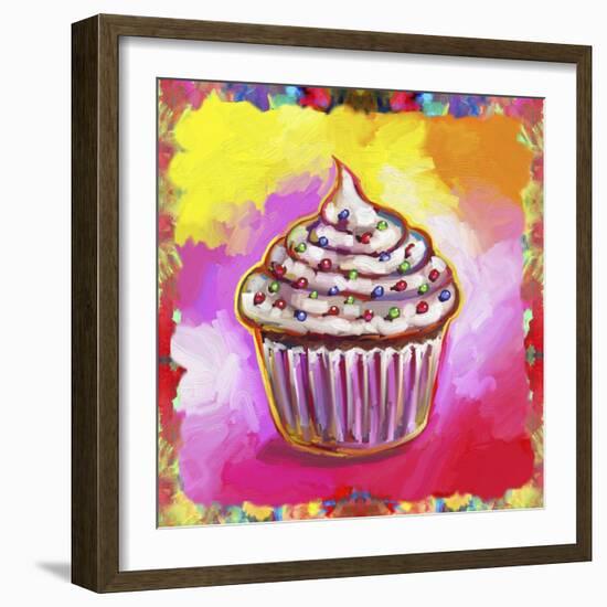 Cosmic Cupcake-Howie Green-Framed Giclee Print