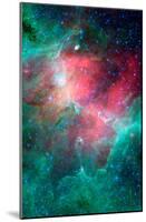 Cosmic Epic Unfolds Eagle Nebula  in Infrared Space Photo Art Poster Print-null-Mounted Poster