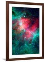 Cosmic Epic Unfolds Eagle Nebula in Infrared Space-null-Framed Photo