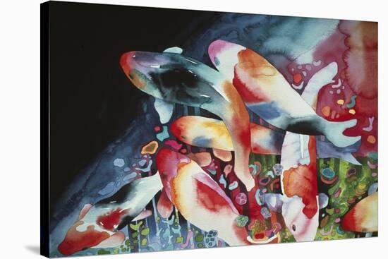 Cosmic Fish-Mary Russel-Stretched Canvas