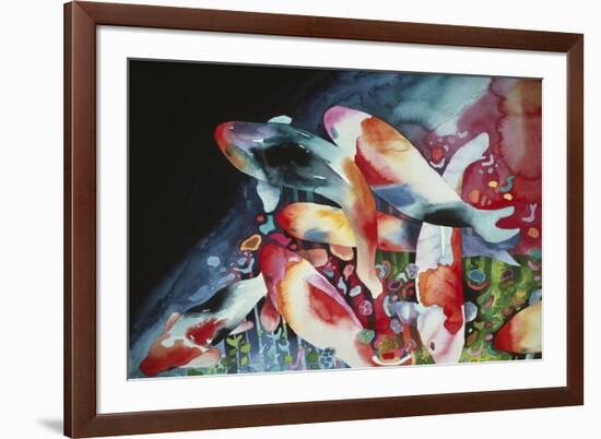 Cosmic Fish-Mary Russel-Framed Giclee Print