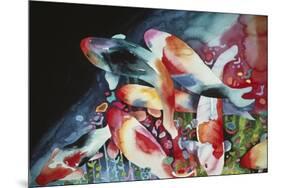 Cosmic Fish-Mary Russel-Mounted Giclee Print