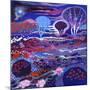 Cosmic Garden-David Newton-Mounted Giclee Print