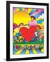 Cosmic Heart Landscape-Howie Green-Framed Giclee Print