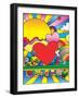 Cosmic Heart Landscape-Howie Green-Framed Giclee Print