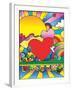 Cosmic Heart Landscape-Howie Green-Framed Giclee Print