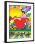 Cosmic Heart Landscape-Howie Green-Framed Giclee Print