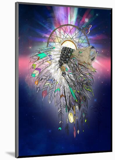 Cosmic Lion Butterfly-Karin Roberts-Mounted Art Print
