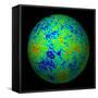 Cosmic Microwave Background-null-Framed Stretched Canvas