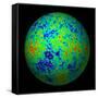 Cosmic Microwave Background-null-Framed Stretched Canvas