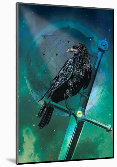 Cosmic Raven-Karin Roberts-Mounted Art Print