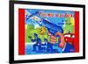 Cosmic Ray Gun-null-Framed Art Print