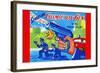 Cosmic Ray Gun-null-Framed Art Print