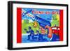 Cosmic Ray Gun-null-Framed Art Print