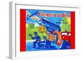 Cosmic Ray Gun-null-Framed Art Print