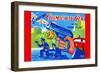 Cosmic Ray Gun-null-Framed Art Print