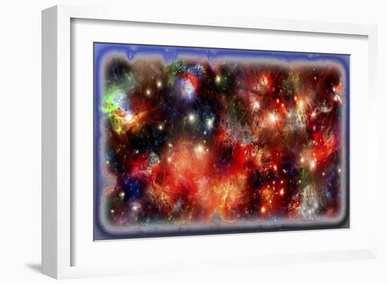 Cosmic Red 5-RUNA-Framed Giclee Print