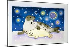 Cosmic Seals, 1997-Cathy Baxter-Mounted Giclee Print